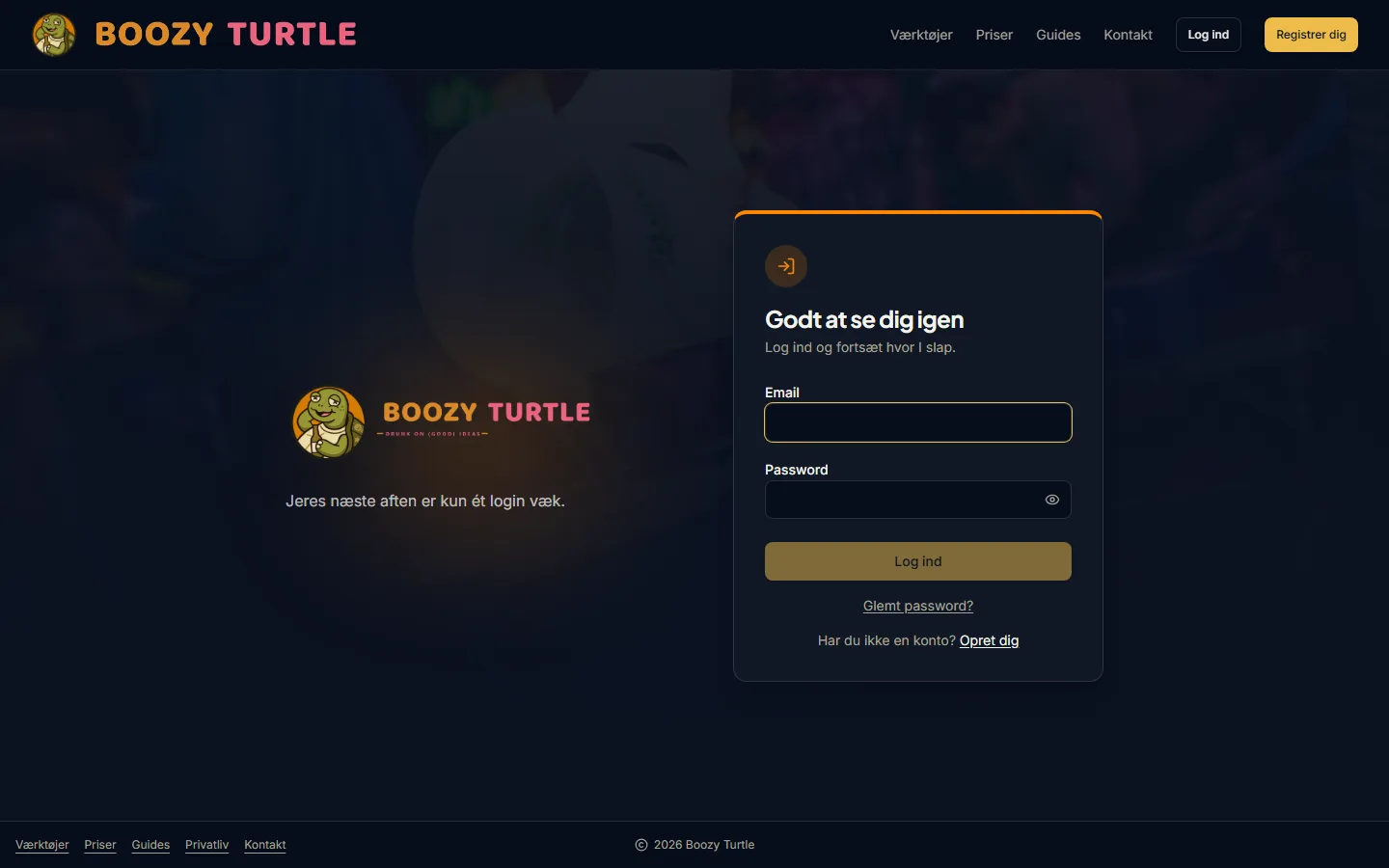 Login-side
