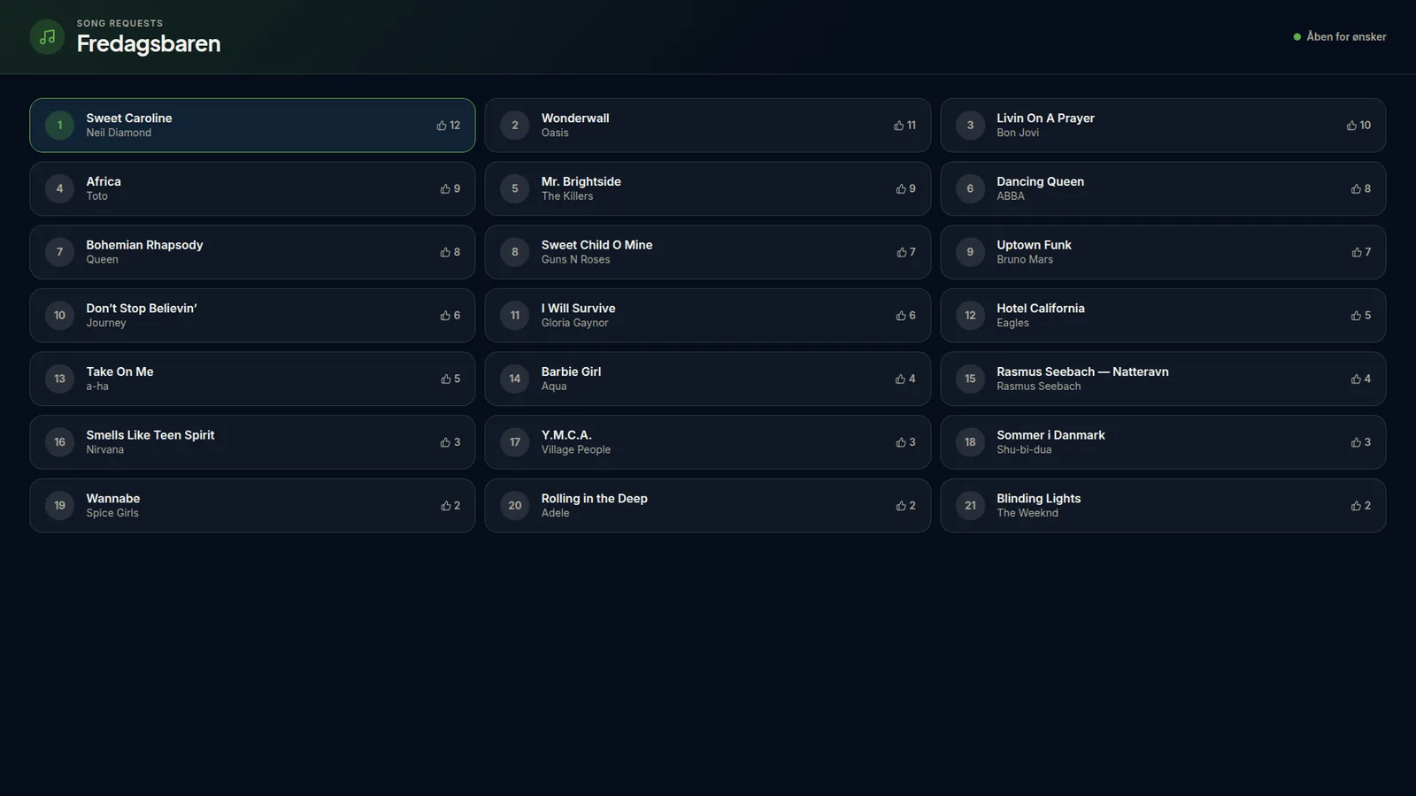 Song Requests